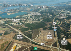 west new bern map overview