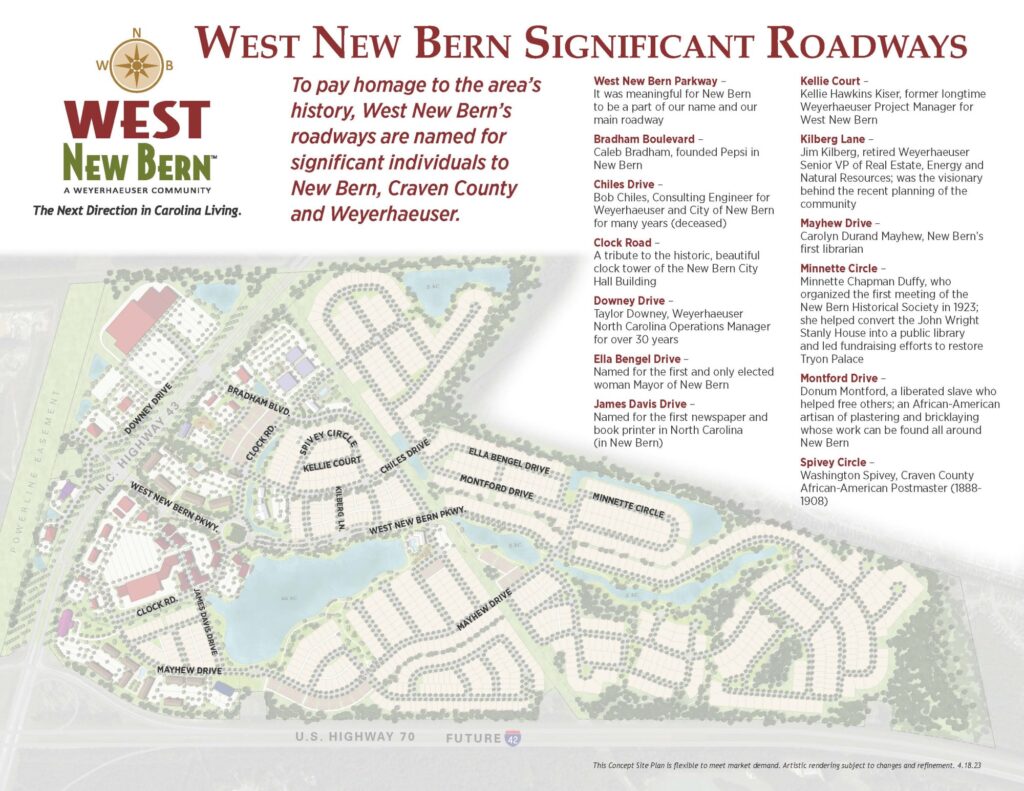 West-New-Bern-Significant-Roadways 6.2023
