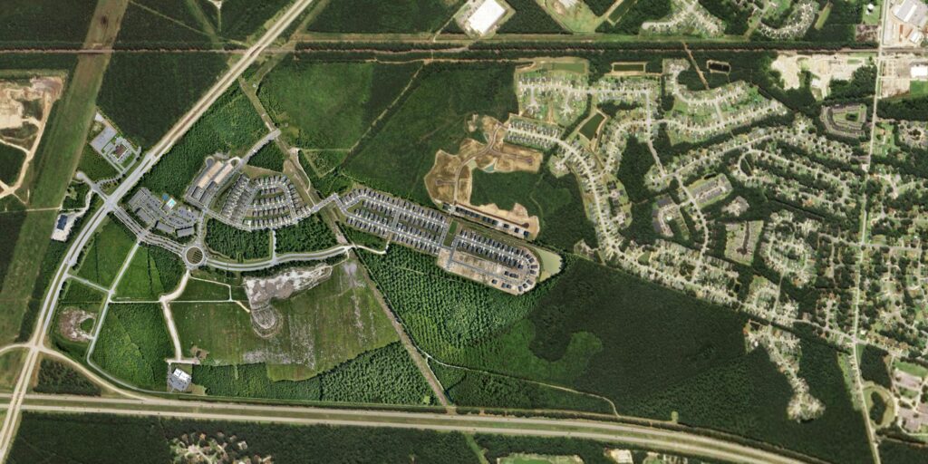 satellite view West New Bern Phase I
